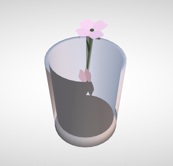 3d render of glass